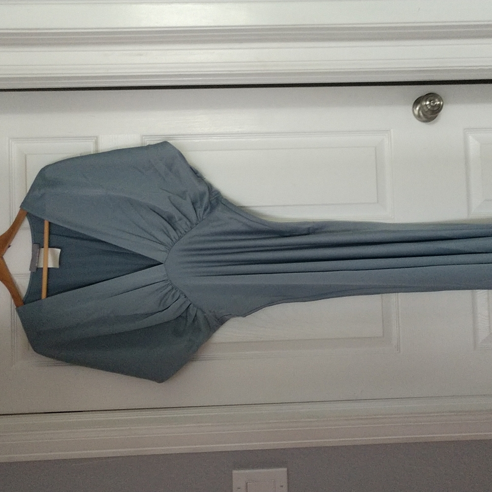 BHLDN bridesmaids dress size 8 light/pale blue